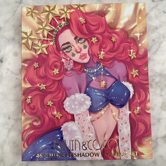 Kevia & Coco 46 color eyeshadow/makeup large set - Picture 5 of 7